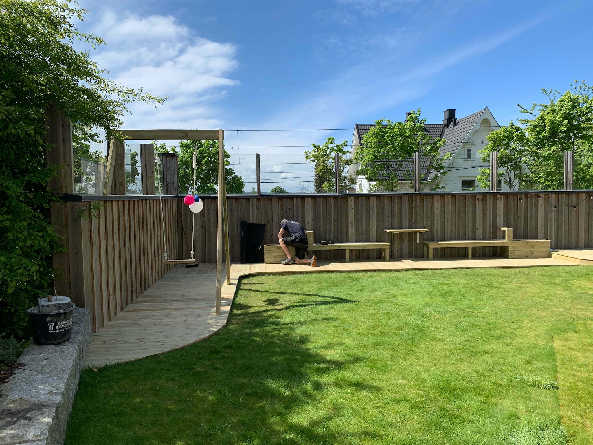 terrasse på mark